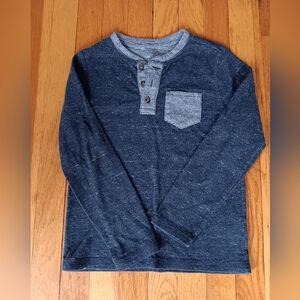 Cat & Jack Navy Blue Long Sleeve Shirt